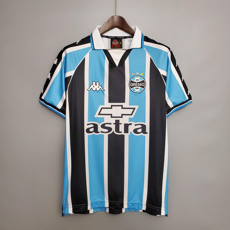 Camisa Grêmio Titular 2000 - Versão Retro Astra Chevrolet