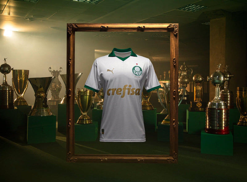 Camisa Palmeiras Away 24/25 - Branca e verde