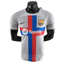 Camisa Barcelona Third 22/23 Jogador Nike Masculina - Cinza