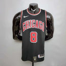 Camisa Regata Chicago Bulls Preta e Vermelha - Nike - Masculina
