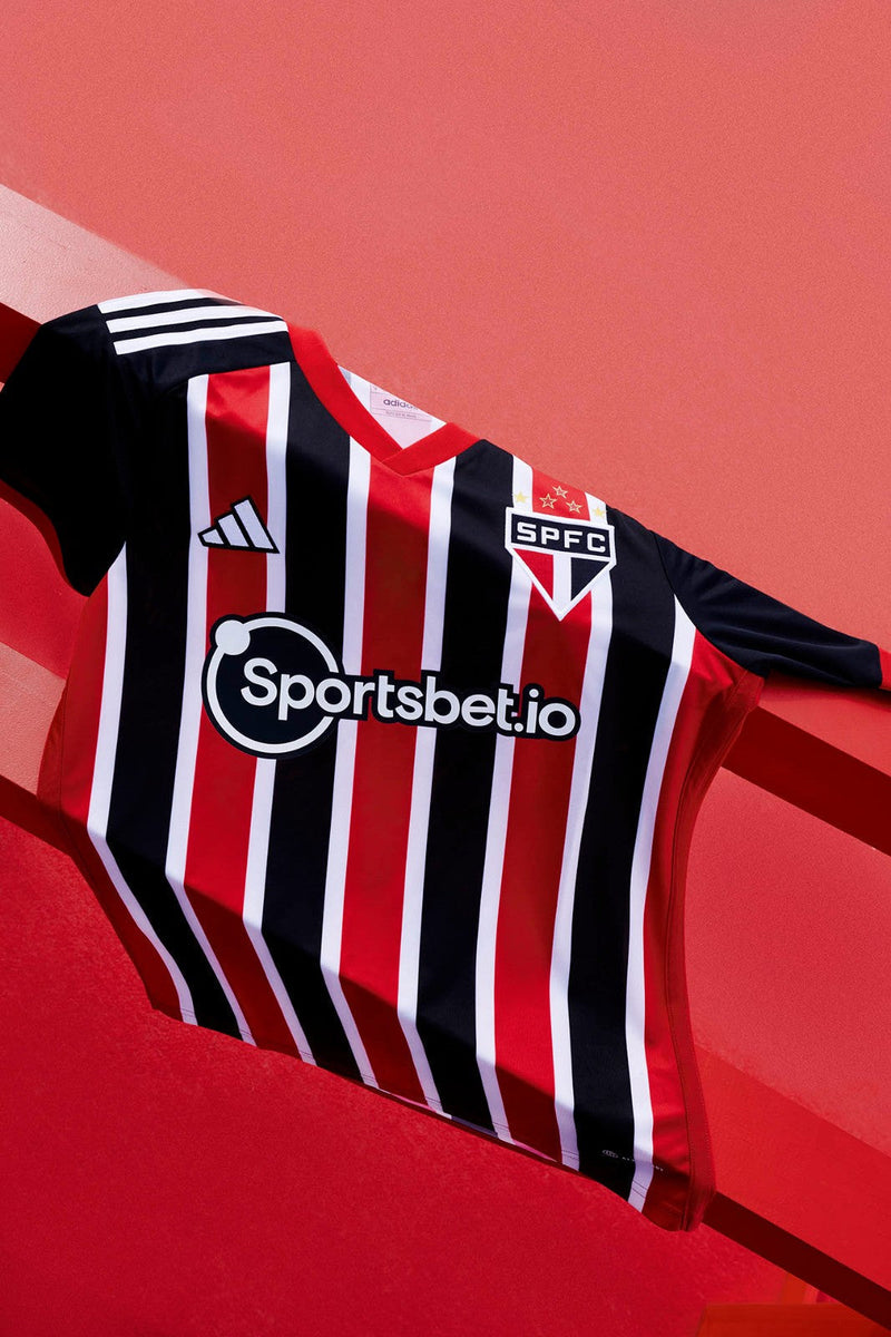 Camisa São Paulo Away 23/24 - Preta e vermelha