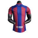 Camisa Barcelona I 23/24 Jogador Nike Masculina - Azul e Grená