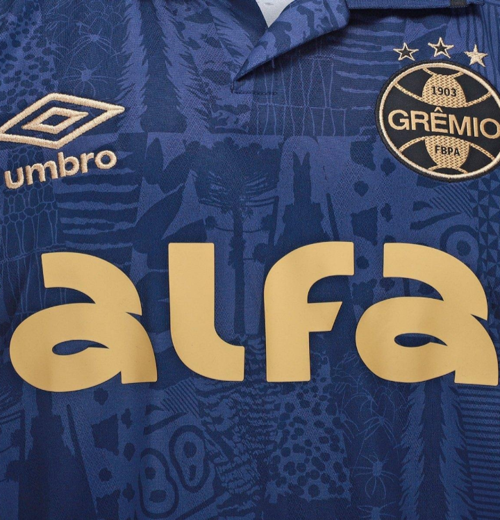 Camisa Grêmio Away Com ALFA 25/26 - Umbro Torcedor Masculina