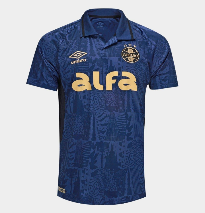Camisa Grêmio Away Com ALFA 25/26 - Umbro Torcedor Masculina